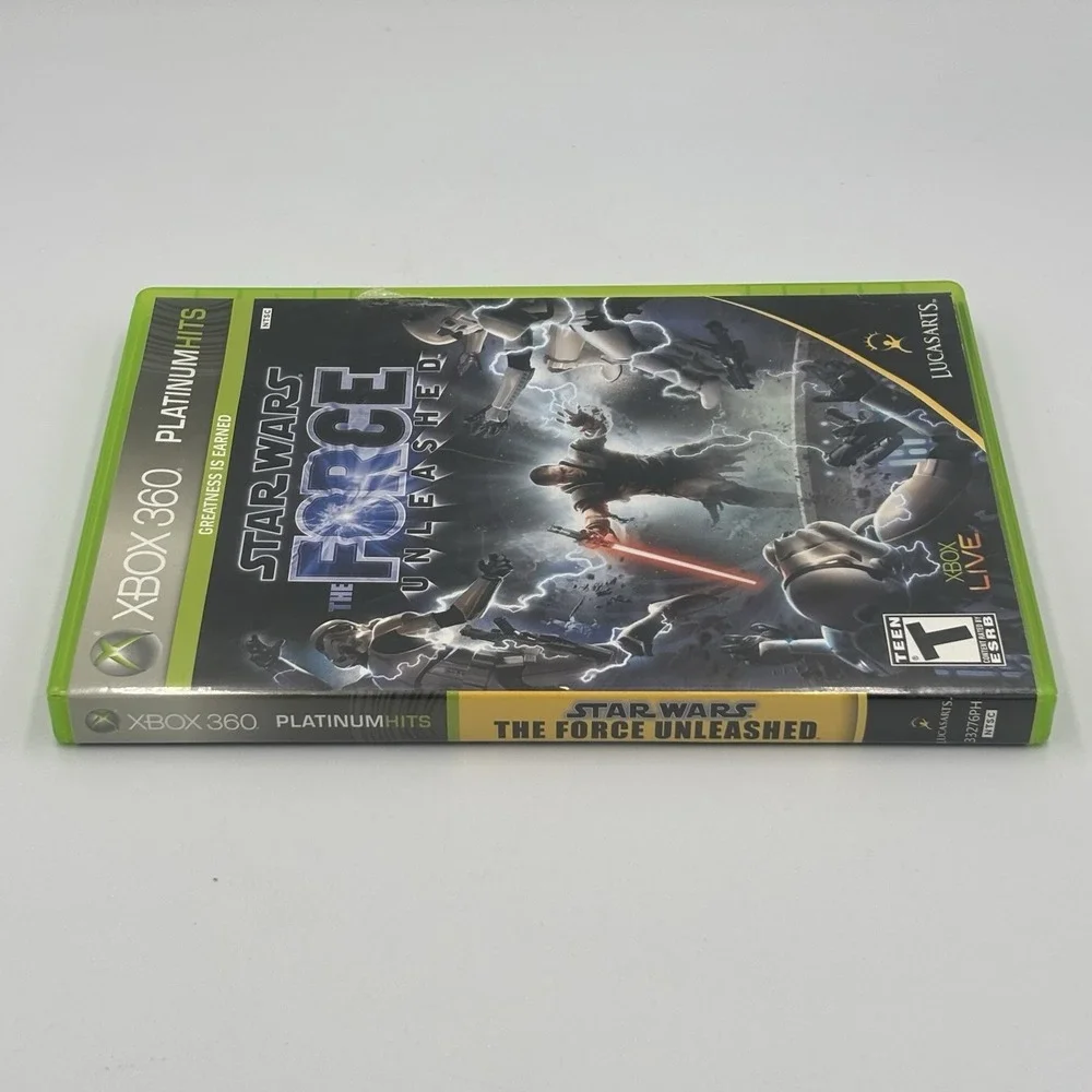 Star Wars The Force Unleashed Platinum Hits Complete Microsoft Xbox 360 CIB‎